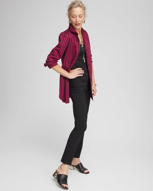 No Iron Stripe Tunic - image 2